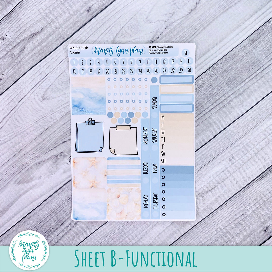 Hobonichi Cousin Weekly Kit || Ocean Lover || WK-C-1323