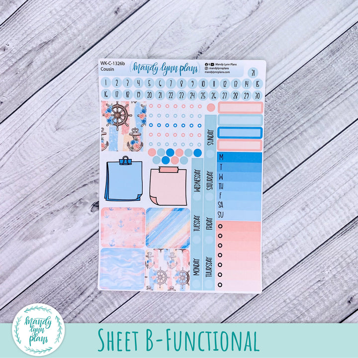 Hobonichi Cousin Weekly Kit || Lake Life || WK-C-1326