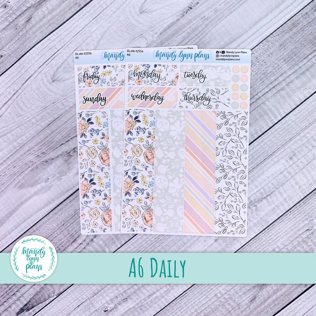 A6 Daily Kit || Spring Floral || DL-A6-3255