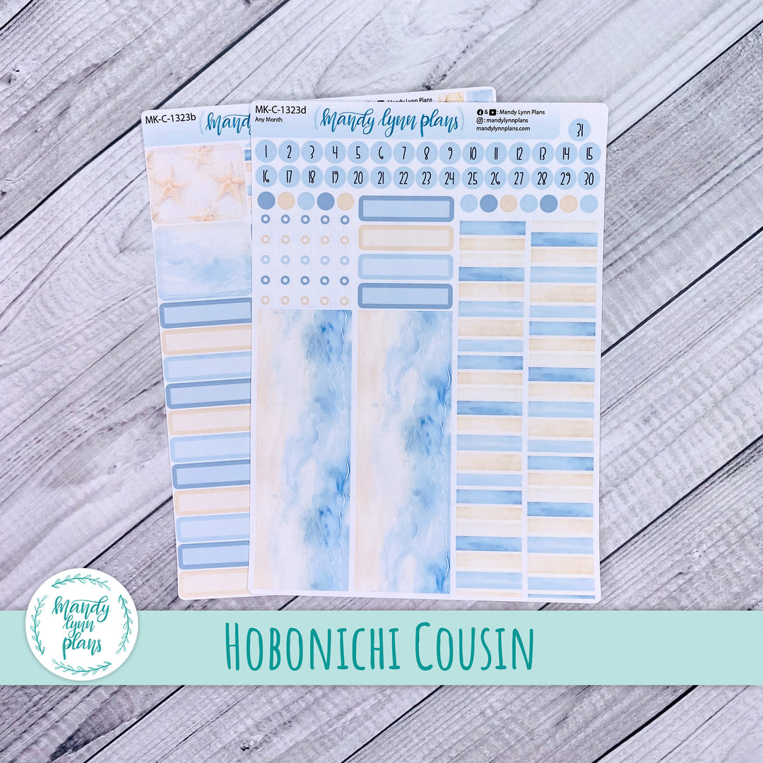 Any Month Hobonichi Cousin Monthly Kit || Ocean Lover || MK-C-1323