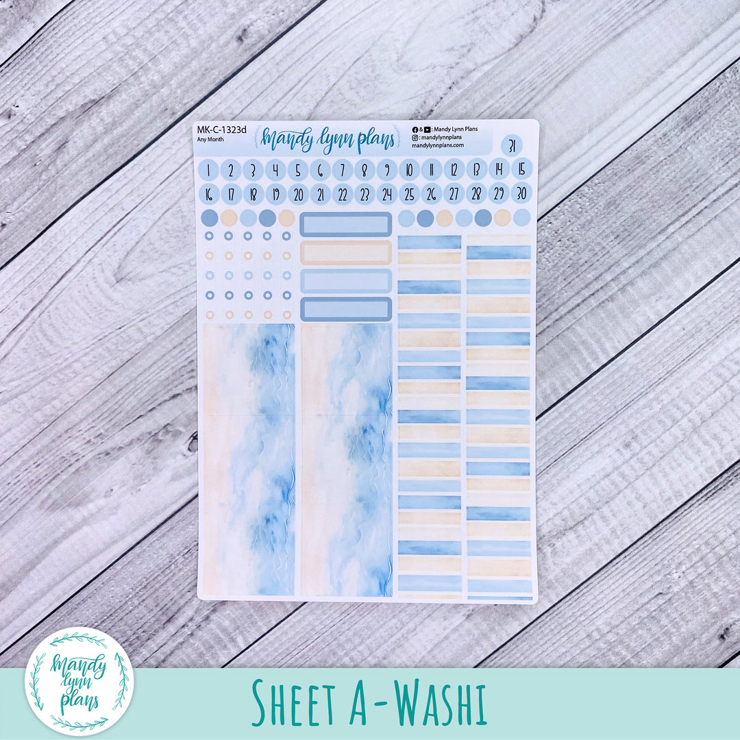 Any Month Hobonichi Cousin Monthly Kit || Ocean Lover || MK-C-1323