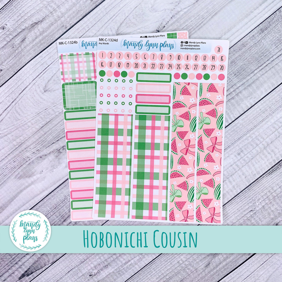 Any Month Hobonichi Cousin Monthly Kit || Watermelons || MK-C-1324