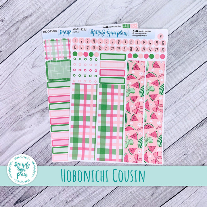 Any Month Hobonichi Cousin Monthly Kit || Watermelons || MK-C-1324