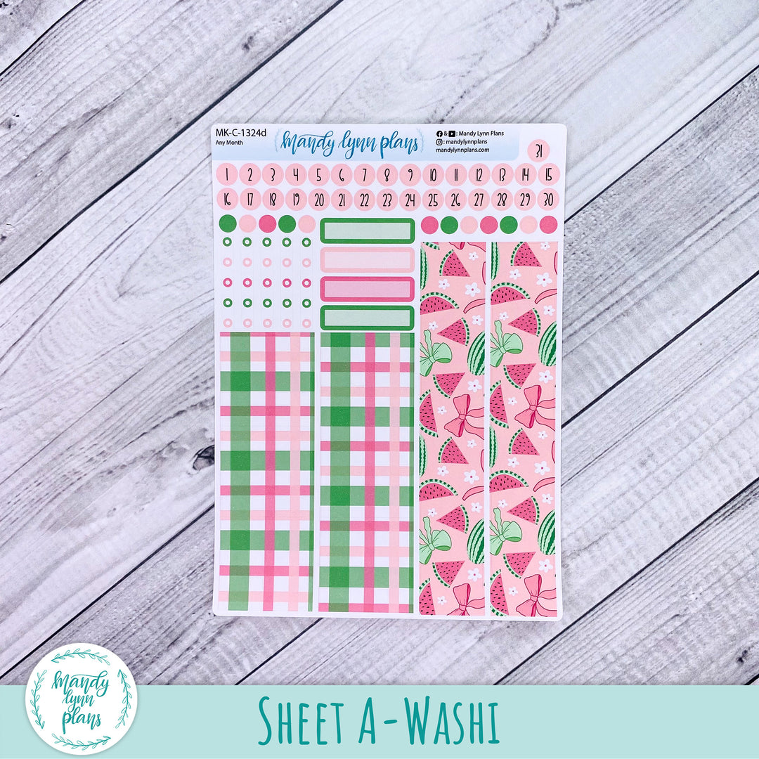 Any Month Hobonichi Cousin Monthly Kit || Watermelons || MK-C-1324