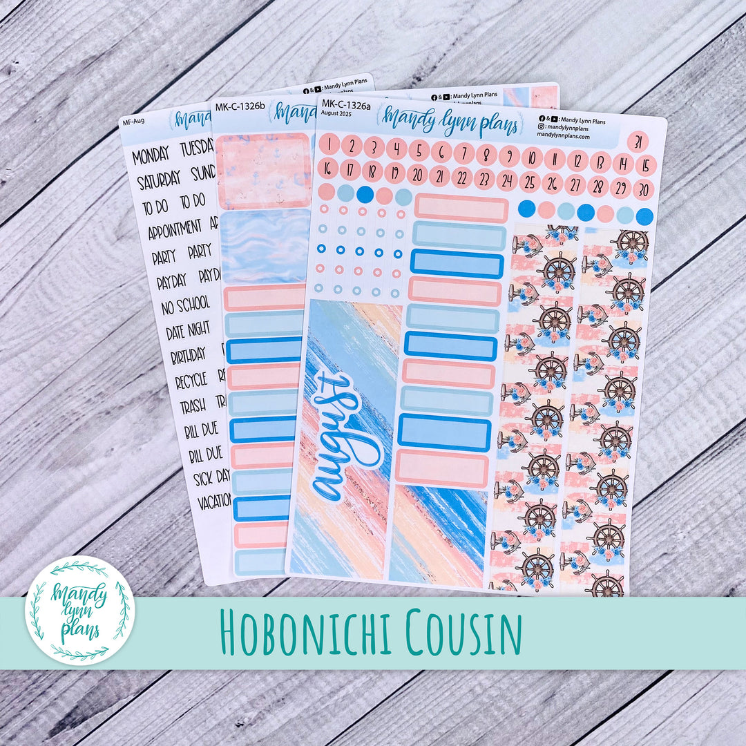 Hobonichi Cousin August 2025 Monthly || Lake Life || MK-C-1326