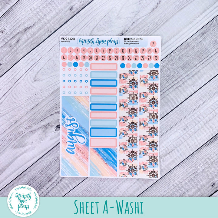 Hobonichi Cousin August 2025 Monthly || Lake Life || MK-C-1326
