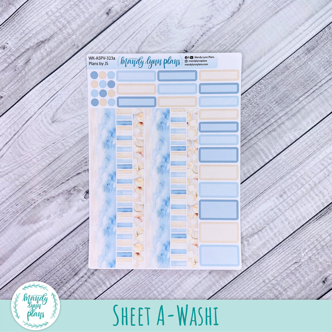 A5 Plans by Just Scribble Weekly Kit || Ocean Lover || 323