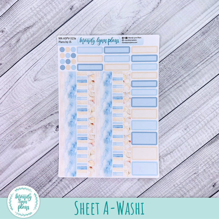 A5 Plans by Just Scribble Weekly Kit || Ocean Lover || 323