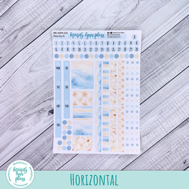 A5 Plans by Just Scribble Weekly Kit || Ocean Lover || 323