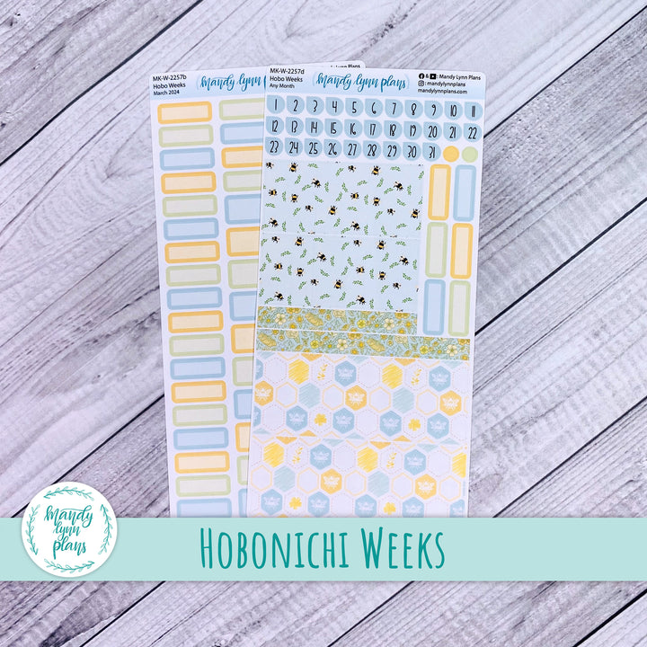 Any Month Hobonichi Weeks Monthly Kit || Buzzing Garden || MK-W-2257