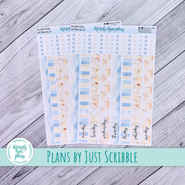 A5 Plans by Just Scribble Daily Kit || Ocean Lover || DL-A5P-323