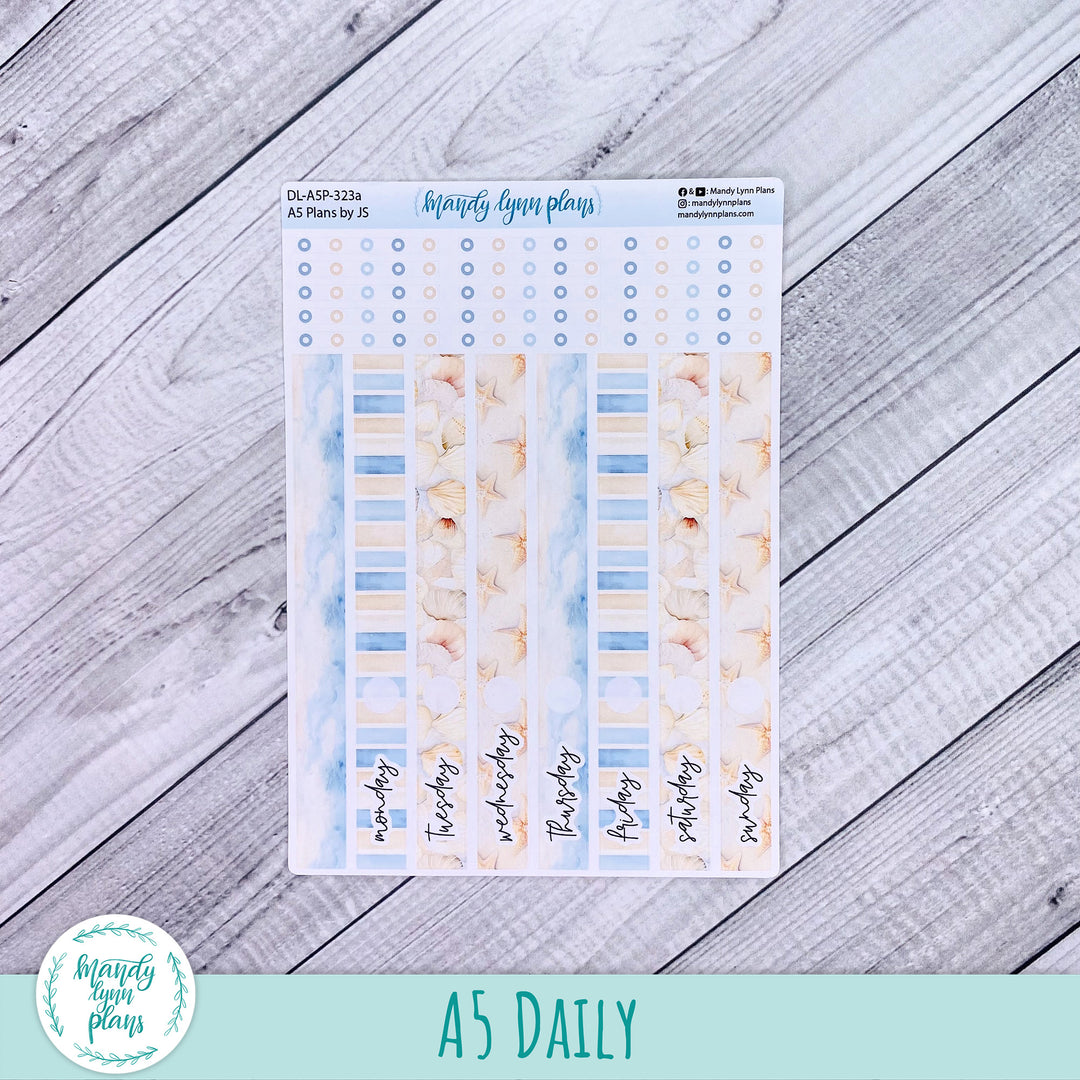 A5 Plans by Just Scribble Daily Kit || Ocean Lover || DL-A5P-323