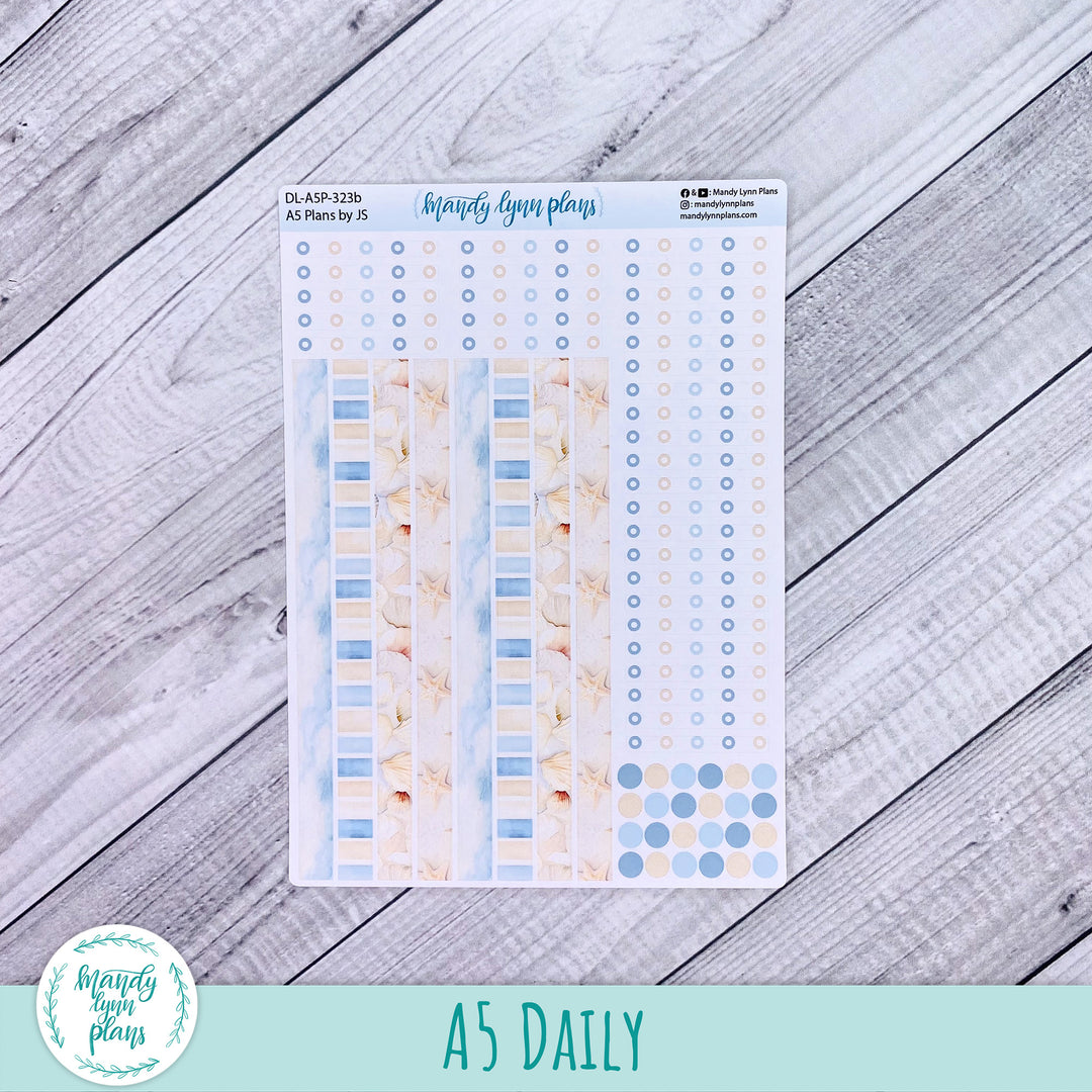A5 Plans by Just Scribble Daily Kit || Ocean Lover || DL-A5P-323