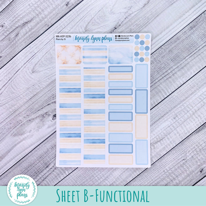 Any Month Plans by Just Scribble Monthly Kit || Ocean Lover || MK-A5P-323