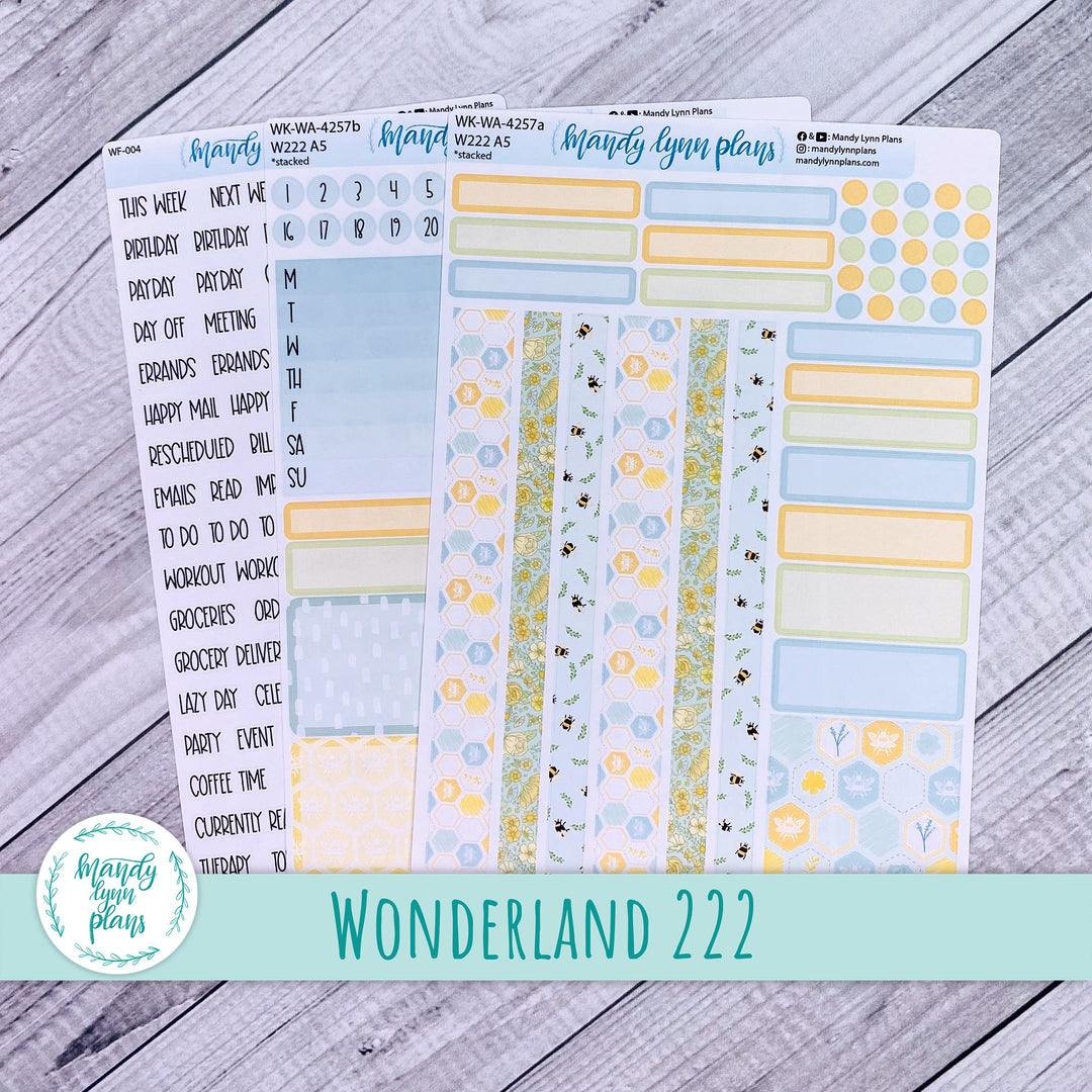Wonderland 222 Weekly Kit || Buzzing Garden || 257