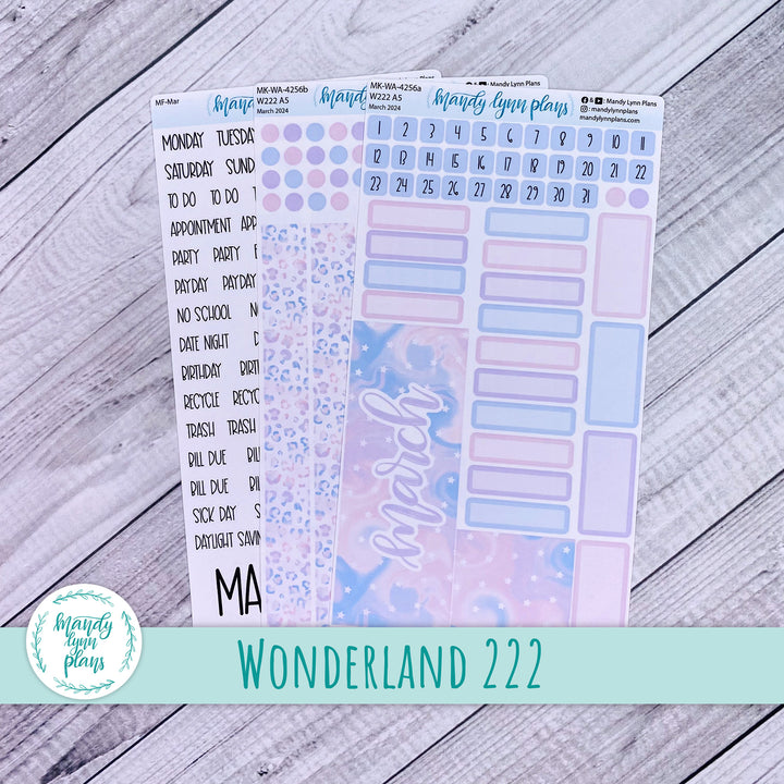 Wonderland 222 March 2024 Monthly Kit || Pink and Purple Dreams || 256