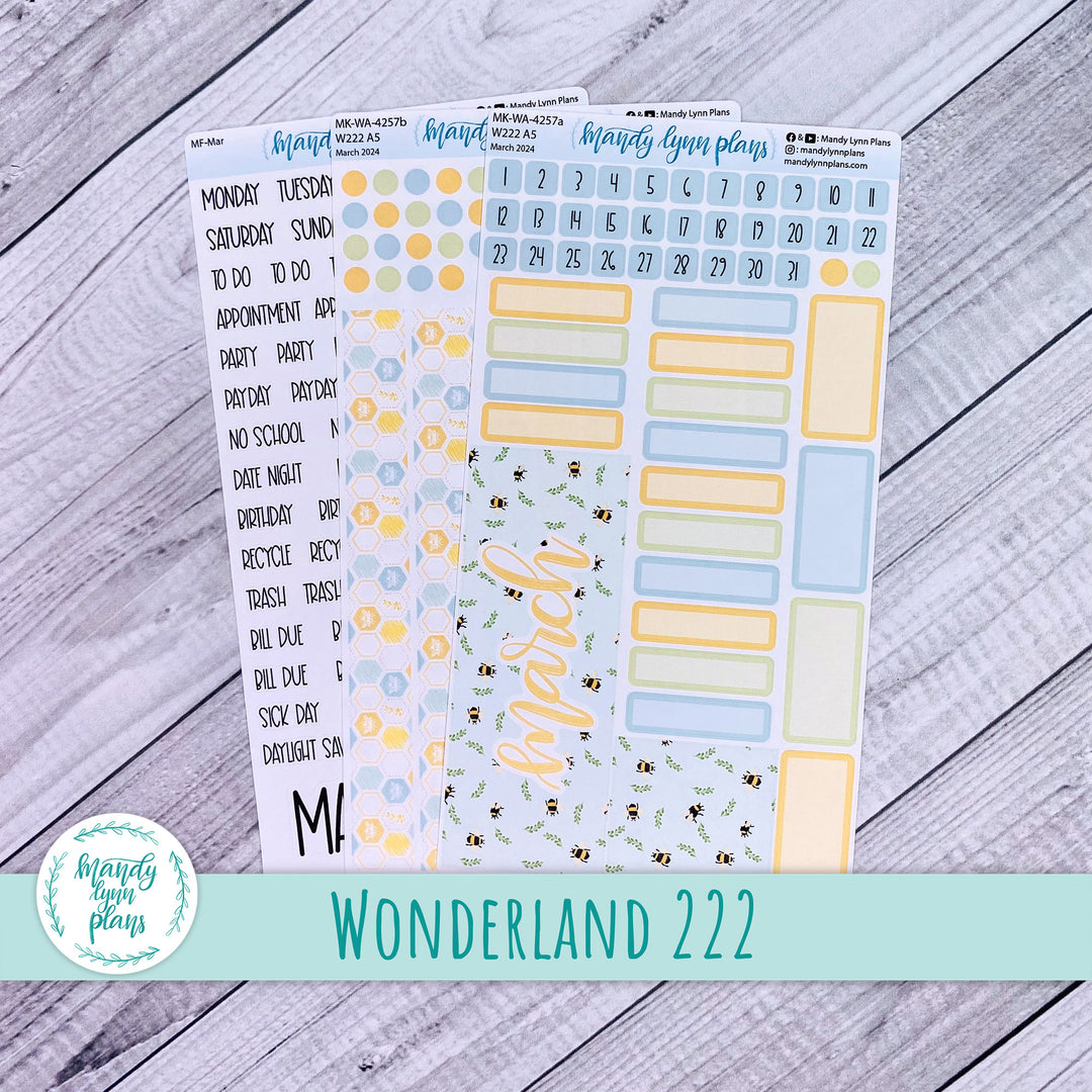 Wonderland 222 March 2024 Monthly Kit || Buzzing Garden || 257