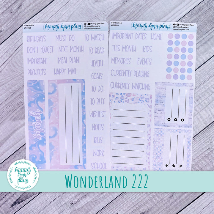 March Wonderland 222 Dashboard || Pink and Purple Dreams || 256