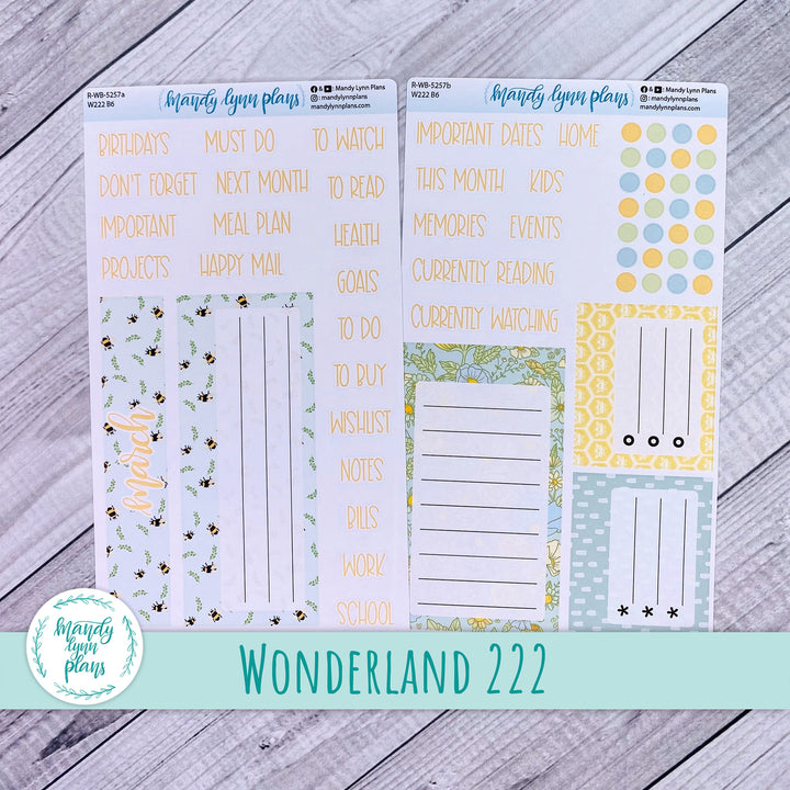 March Wonderland 222 Dashboard || Buzzing Garden || 257
