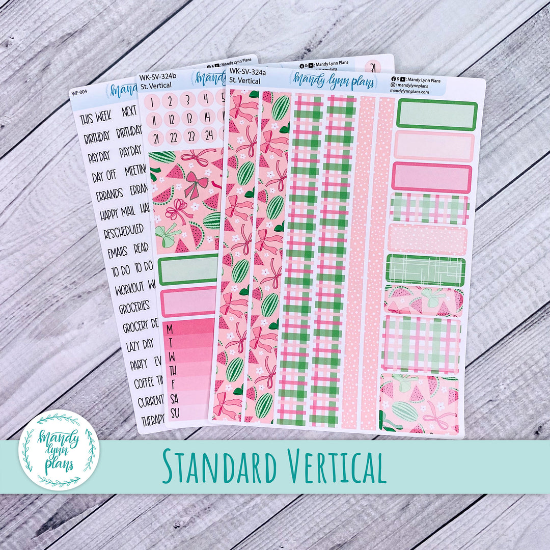 Standard Vertical Weekly Kit || Watermelons || WK-SV-324