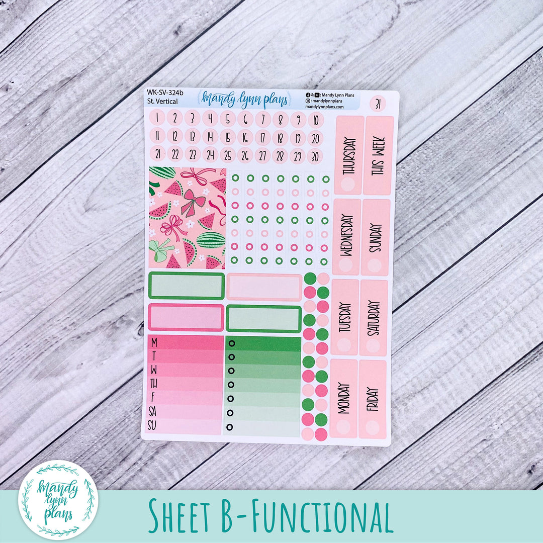 Standard Vertical Weekly Kit || Watermelons || WK-SV-324