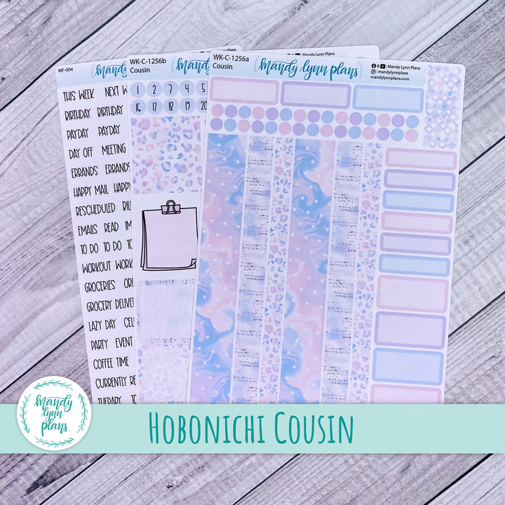 Hobonichi Cousin Weekly Kit || Pink and Purple Dreams || WK-C-1256