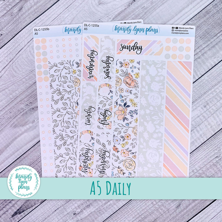 A5 Daily Kit || Spring Floral || DL-C-1255