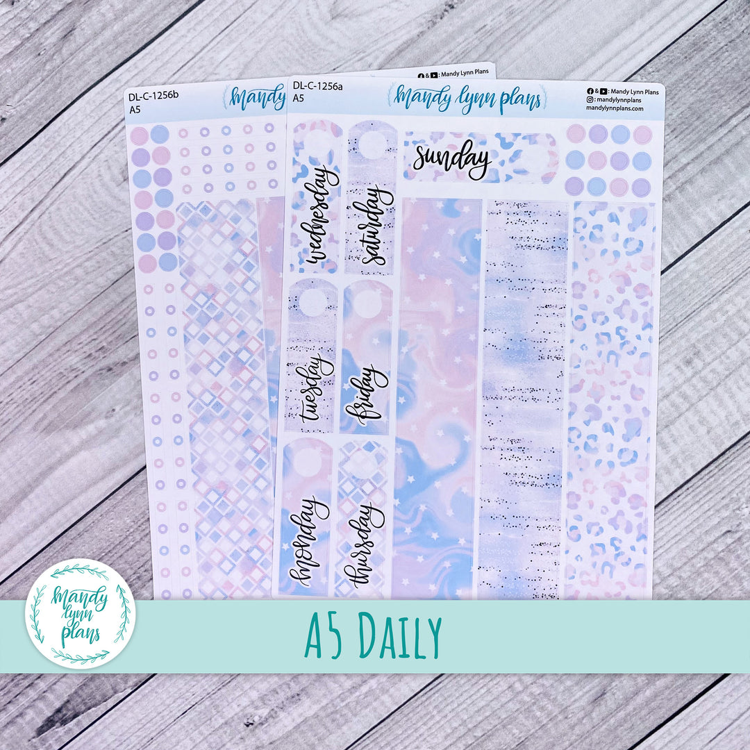 A5 Daily Kit || Pink and Purple Dreams || DL-C-1256