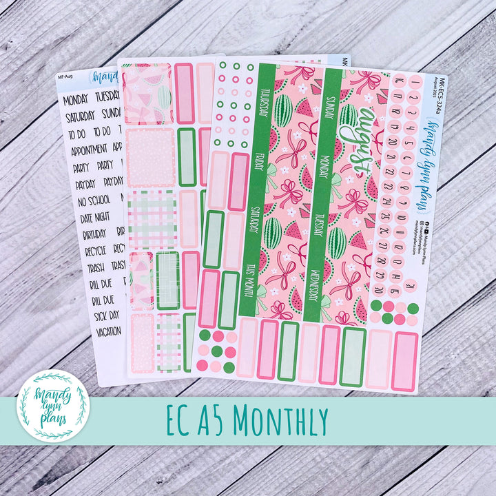 EC A5 August Monthly Kit || Watermelons || MK-EC5-324