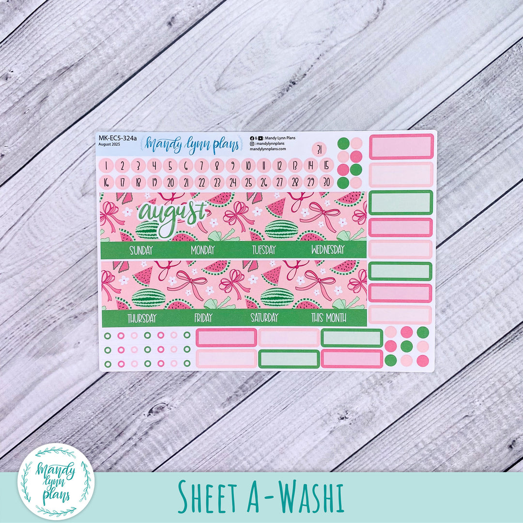 EC A5 August Monthly Kit || Watermelons || MK-EC5-324
