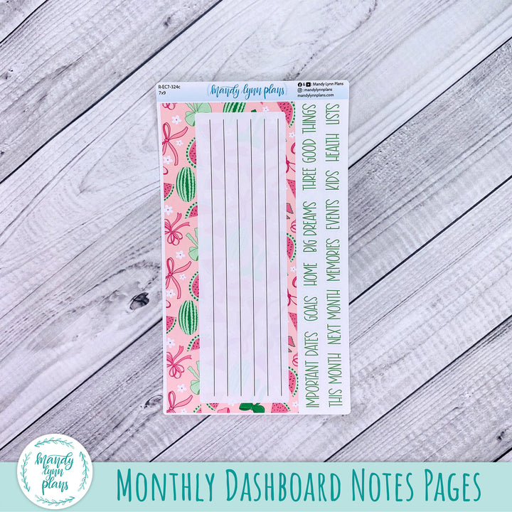 August EC 7x9 Dashboard Kit || Watermelons || R-EC7-324