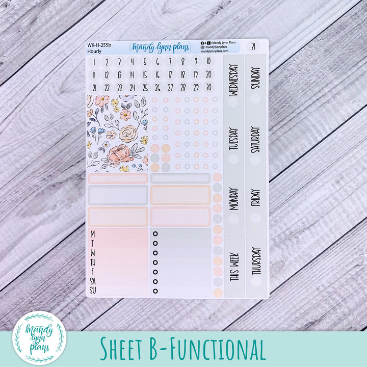 EC Hourly Weekly Kit || Spring Floral || WK-H-255