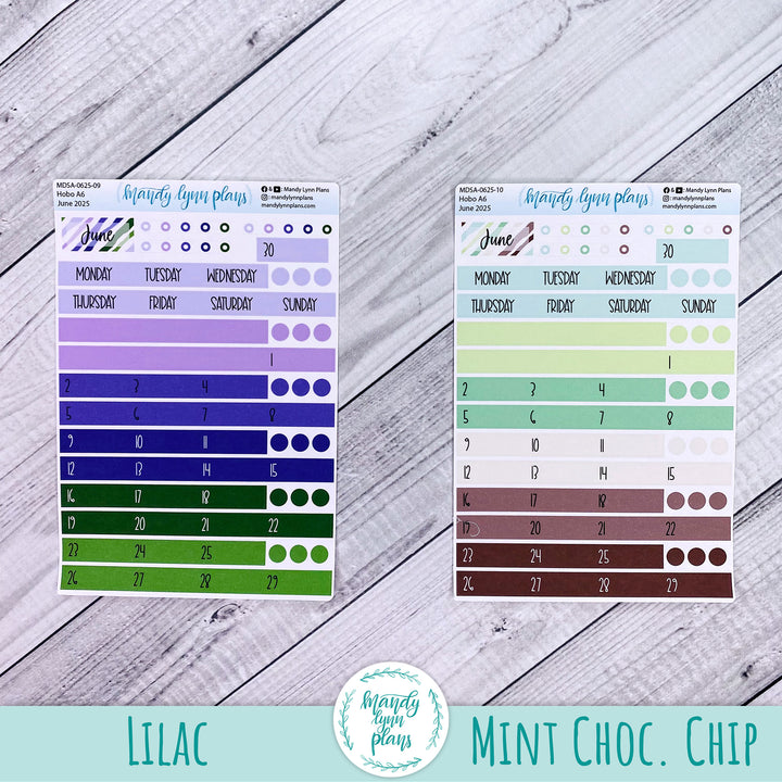 CUSTOM Sunday Start Basic Hobonichi A6 Monthly Kits