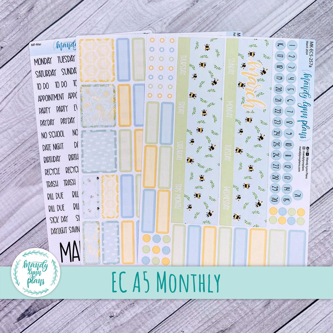 EC A5 March Monthly Kit || Buzzing Garden || MK-EC5-257