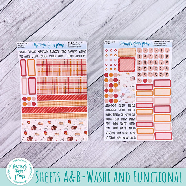 Any Month Hobonichi A6 Monthly Kit || Apple Picking || MK-A6T-3327