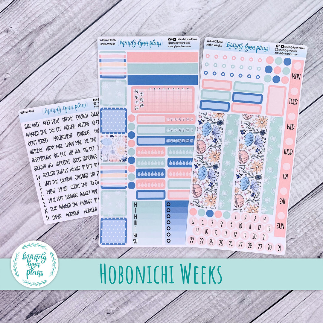Hobonichi Weeks Weekly Kit || Time to Bloom || WK-W-2328