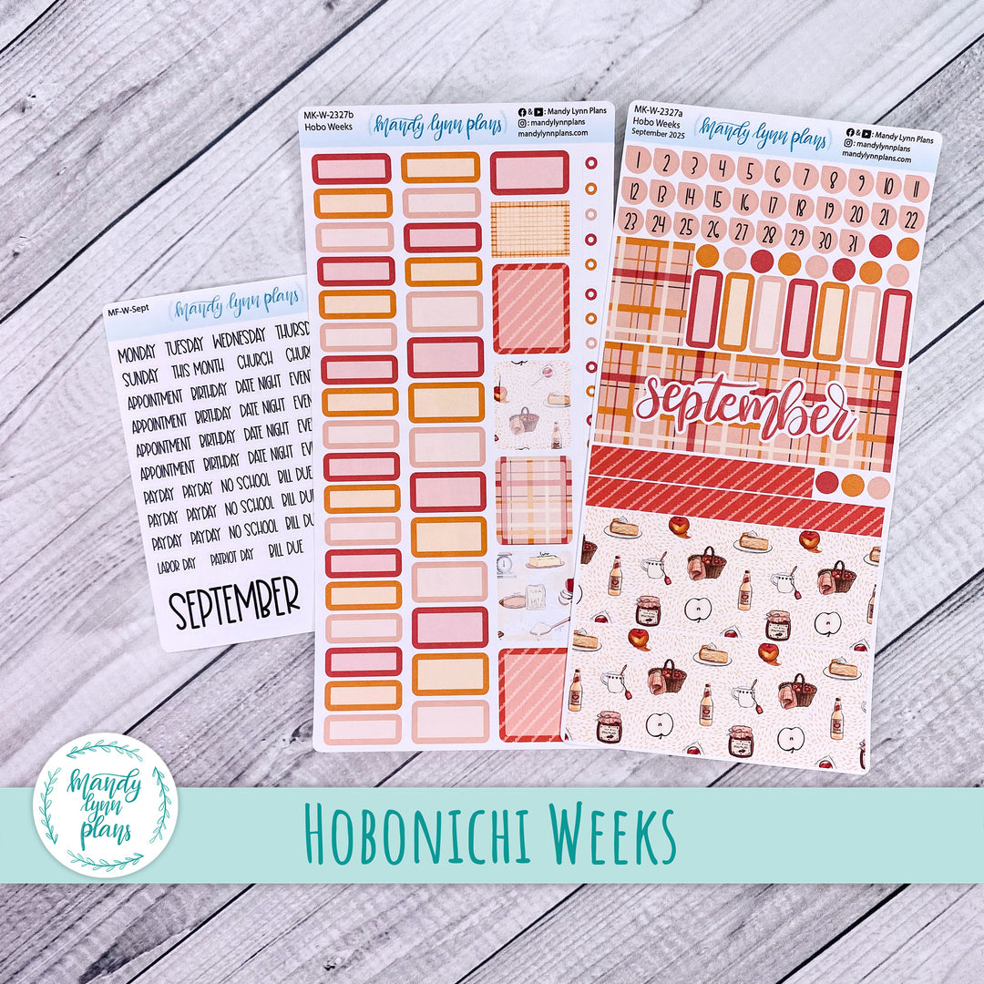 Hobonichi Weeks September 2025 Monthly Kit || Apple Picking || MK-W-2327