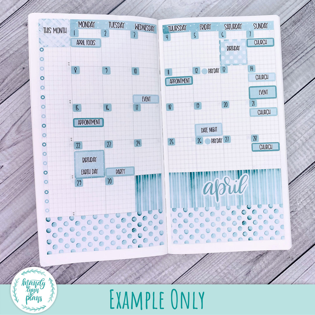 April 2024 Common Planner Monthly Kit || Over the Rainbow || 260