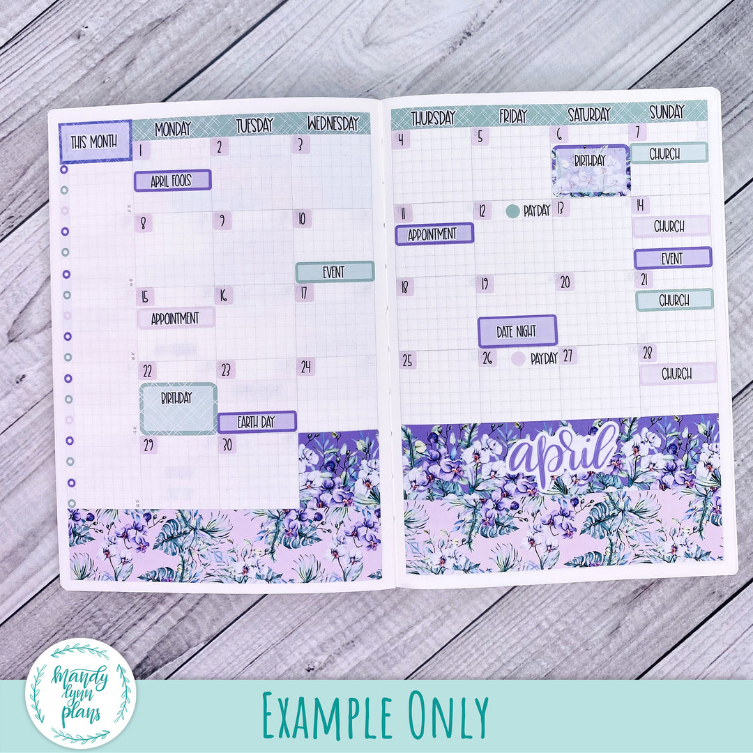 April 2024 Common Planner Monthly Kit || Tulips || 261