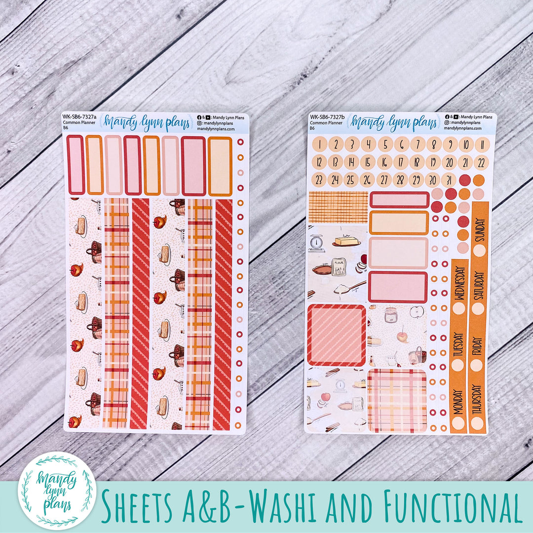 A5, B6, N1 & N2 Common Planner Weekly Kit || Apple Picking || 327