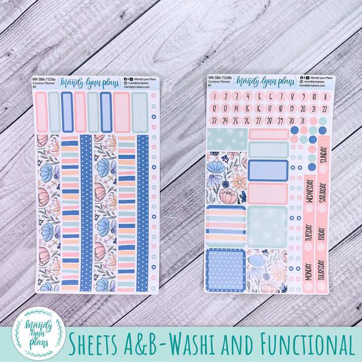 A5, B6, N1 & N2 Common Planner Weekly Kit || Time to Bloom || 328