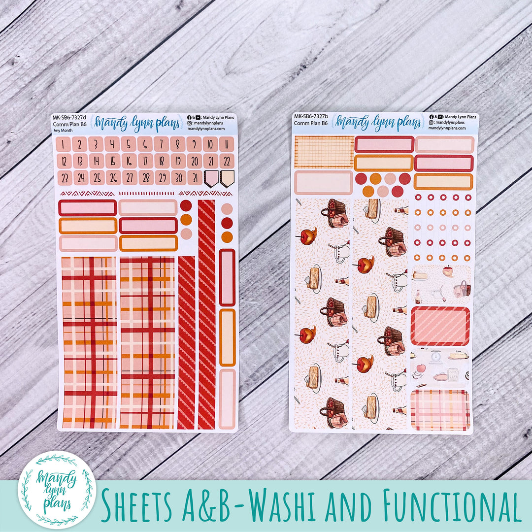 Any Month Common Planner Monthly Kit || Apple Picking || 327