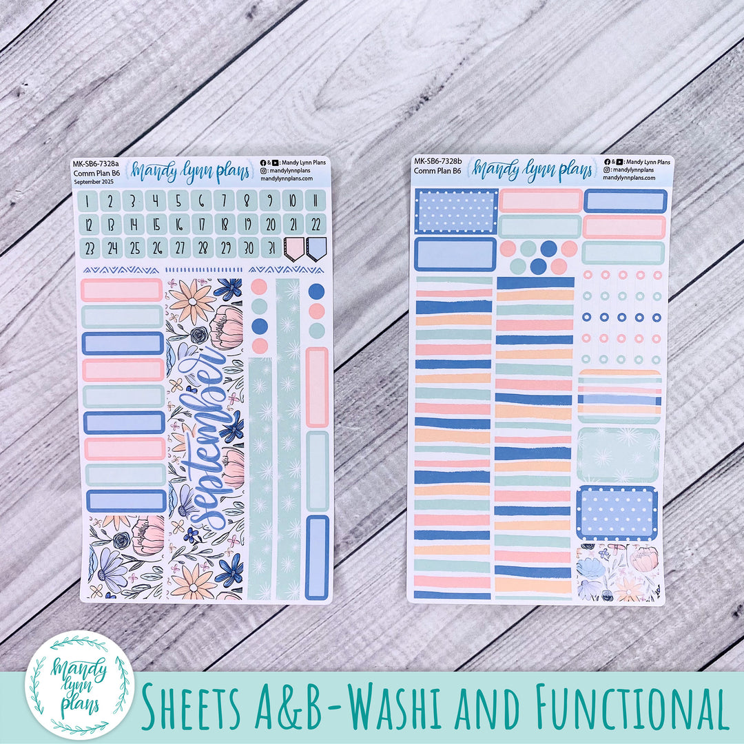 September 2025 Common Planner Monthly Kit || Time to Bloom || 328