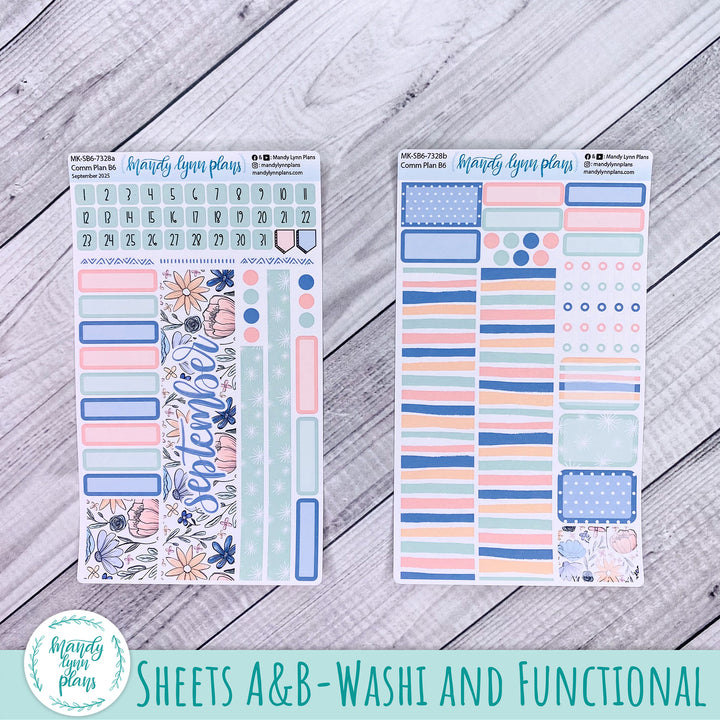 September 2025 Common Planner Monthly Kit || Time to Bloom || 328