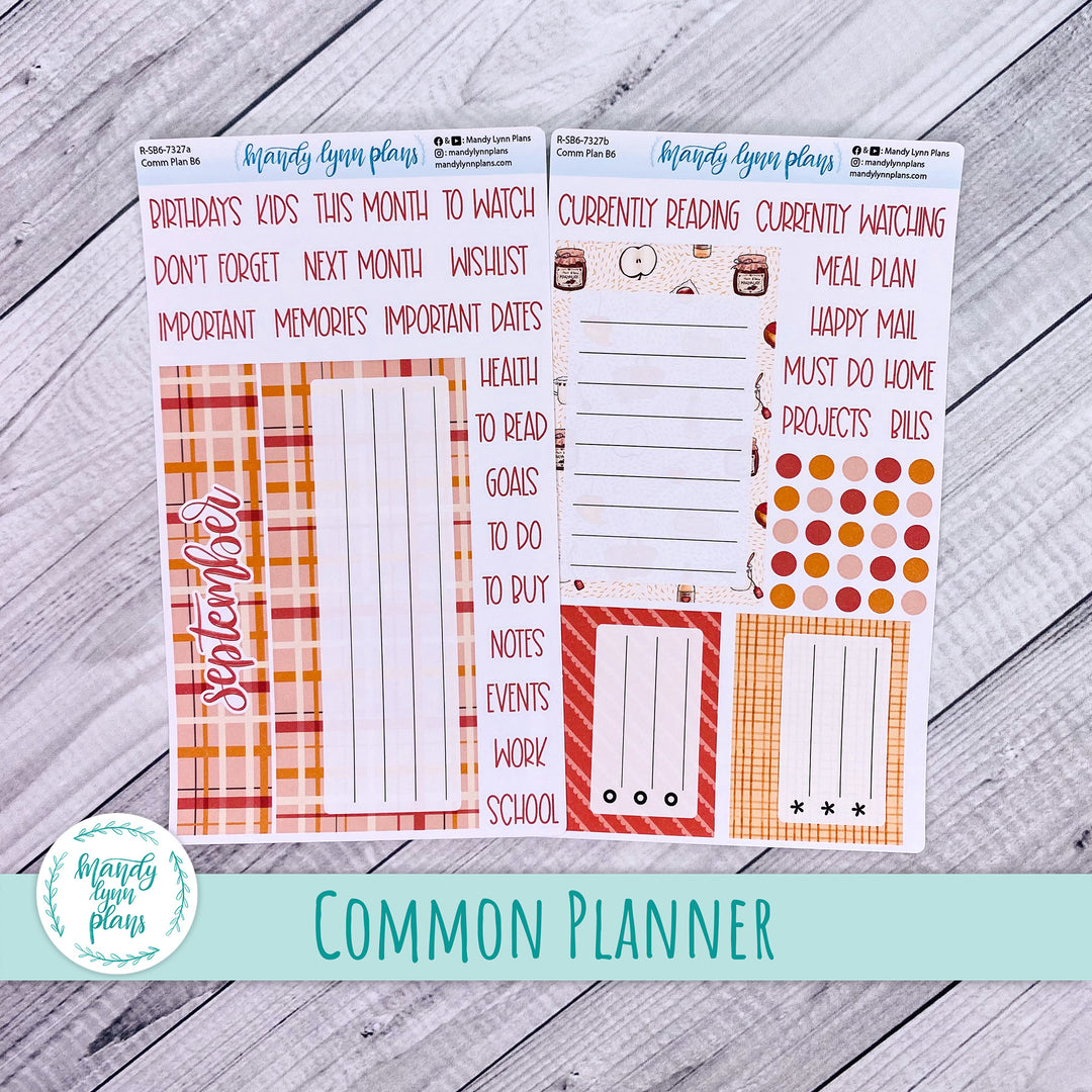 September Common Planner Dashboard || Apple Picking || 327
