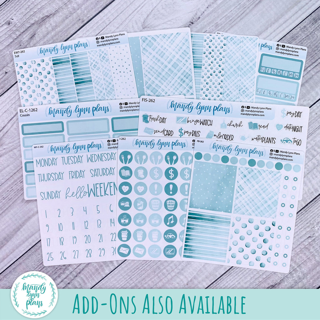 Any Month Common Planner Monthly Kit || Terrific Teal || 262