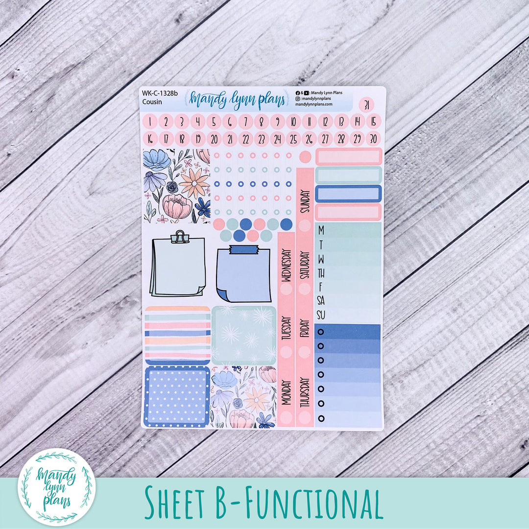 Hobonichi Cousin Weekly Kit || Time to Bloom || WK-C-1328
