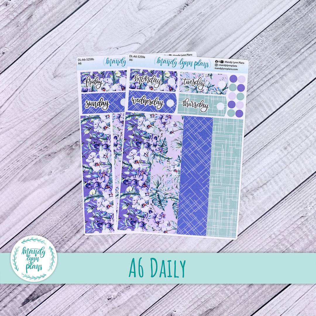 A6 Daily Kit || Orchids || DL-A6-3259