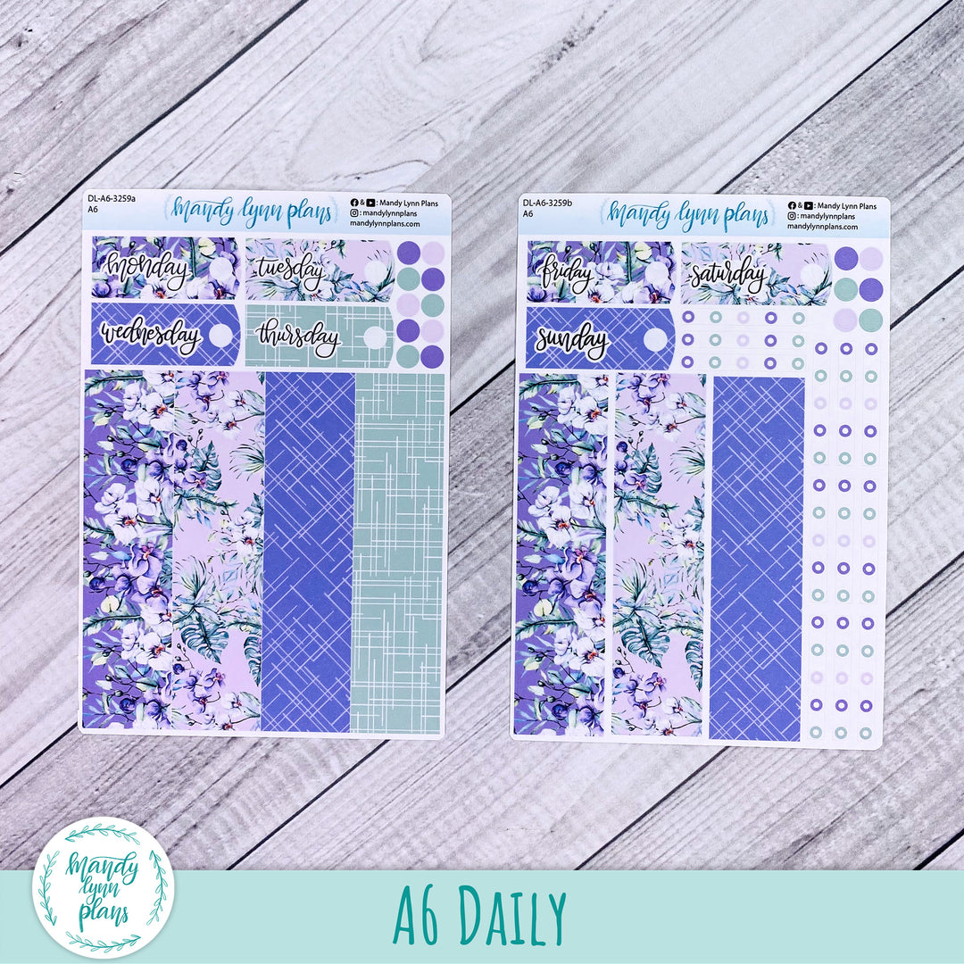 A6 Daily Kit || Orchids || DL-A6-3259