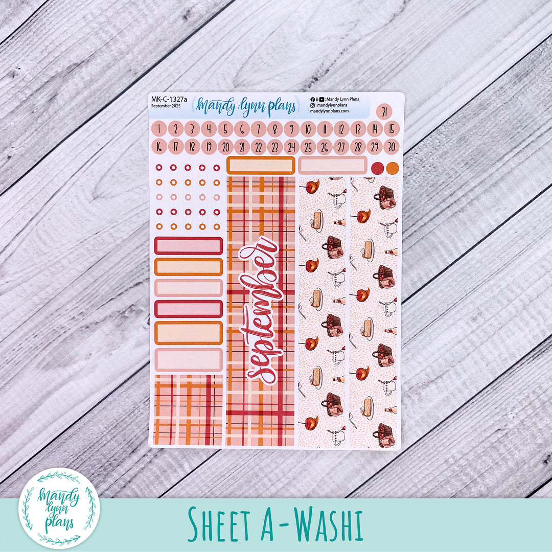 Hobonichi Cousin September 2025 Monthly || Apple Picking || MK-C-1327